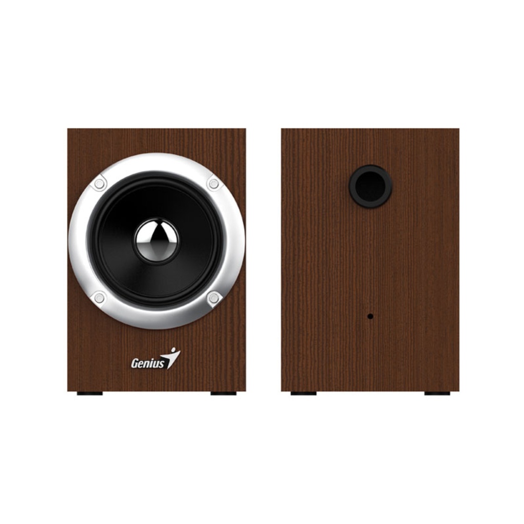 Parlantes estéreo Genius SP-HF280 USB de Madera
