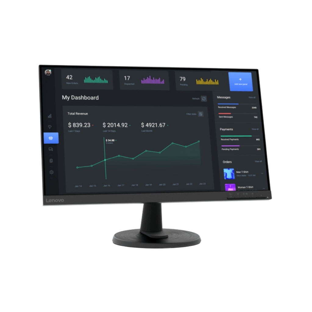 Monitor Lenovo C24-40 24 Pulgadas Full HD VA con VGA y HDMI