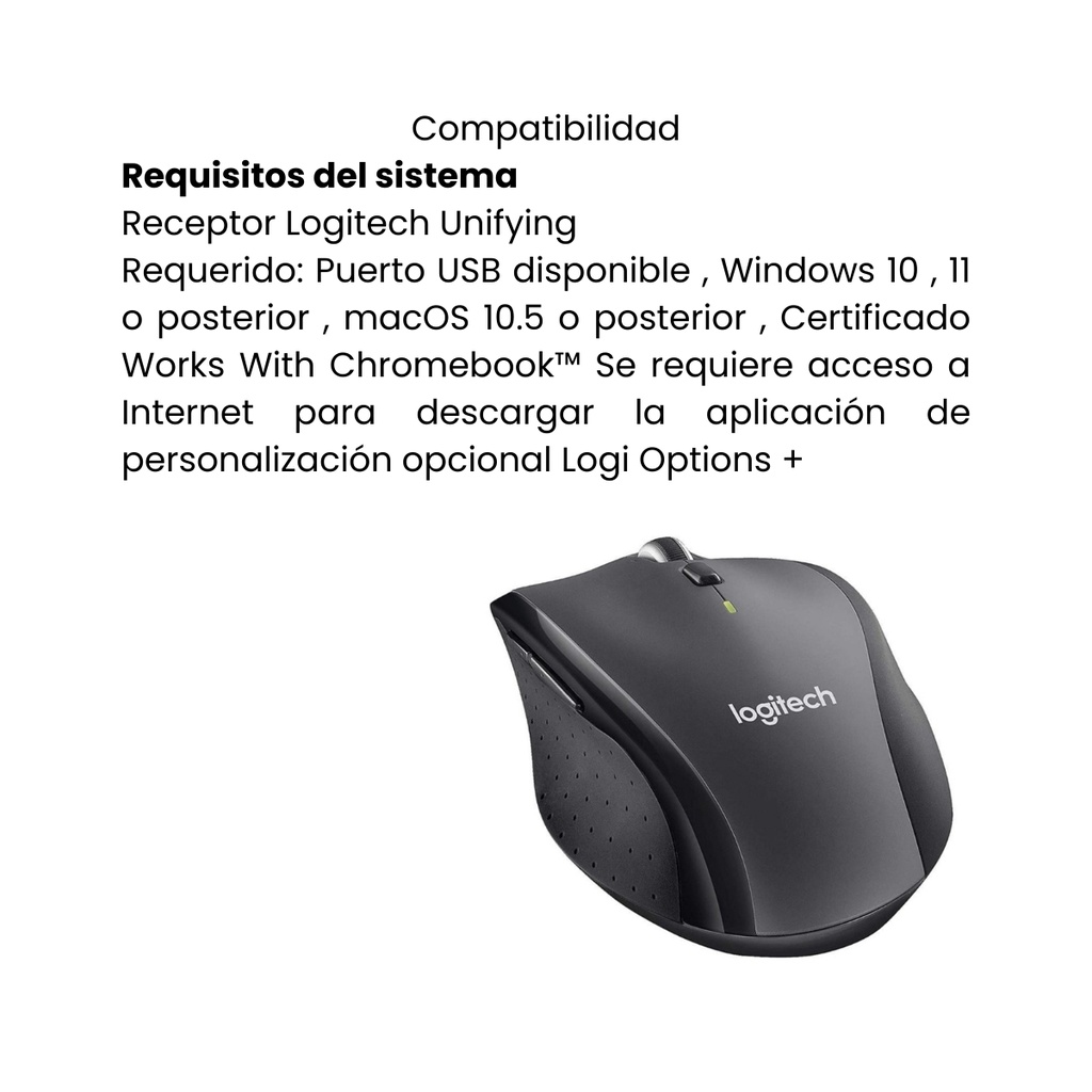 Mouse Inalámbrico Logitech M705 Marathon