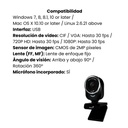 Cámara Web Genius QCAM 6000 Negro