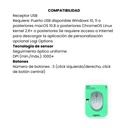 Mouse Inalámbrico Logitech M170- - Plateado