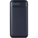 Power Bank Adata 10000mAh, 2 Puertos USB+1 Puerto Tipo C Entrada Y Salida+1 Puerto De Entrada Micro USB Color Negro