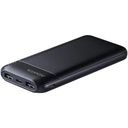 Power Bank Adata 10000mAh, 2 Puertos USB+1 Puerto Tipo C Entrada Y Salida+1 Puerto De Entrada Micro USB Color Negro