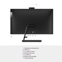 Additional Image for Computador Todo en uno Lenovo Intel Core i7 23,8 Pulgadas FHD Memoria RAM 12GB Estado Solido 512GB Windows 11 Home Color Negro