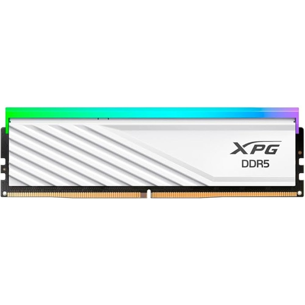 Modulo De Memoria RAM ADATA XPG Lancer Blade DDR5 RGB  - 16GB  6000 MHz - Blanco