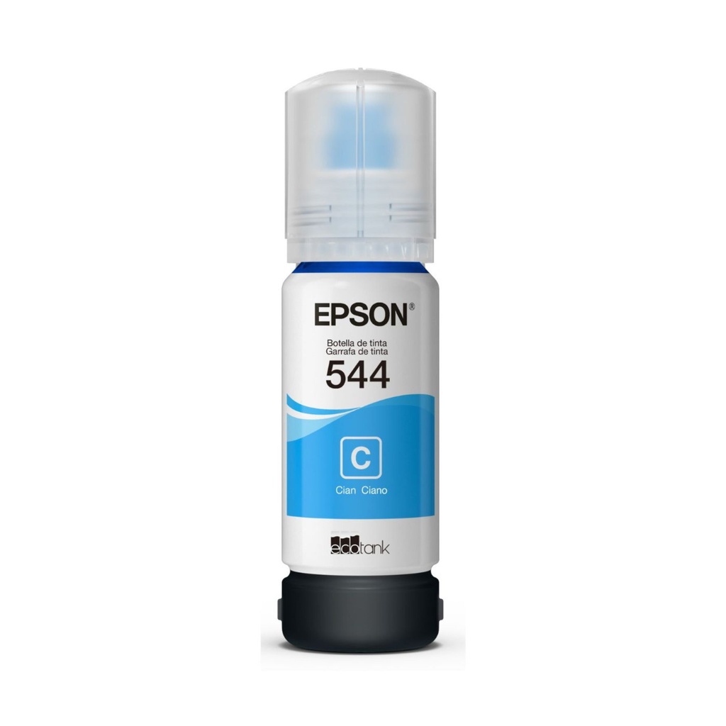 Botella de Tinta Epson 544 Cyan Original 544220-AL 70ml 7500pág