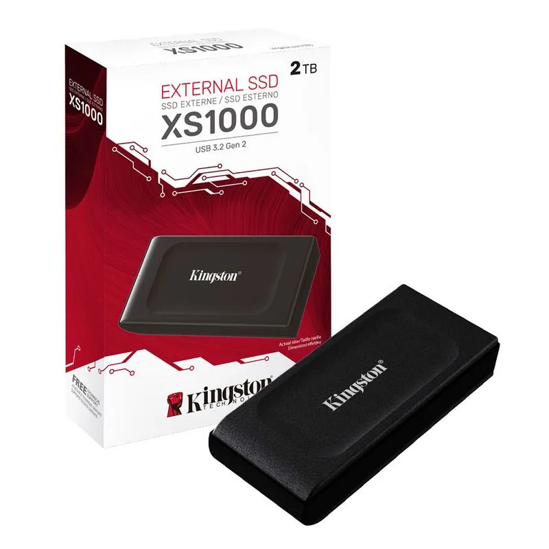 DISCO SSD USB 3.2 GEN2 TIPO C 2TB EXT. KINGSTON SXS1000/2000G  