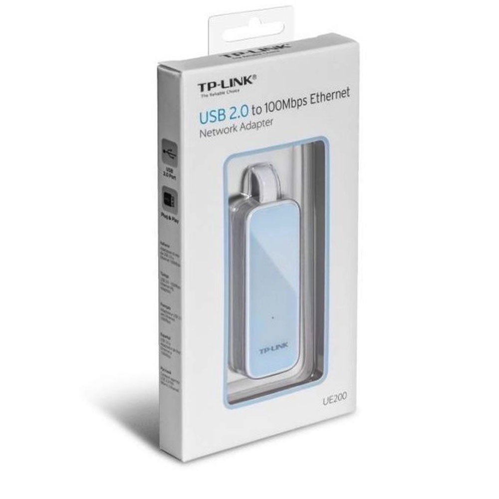 Adaptador De Red TP-LINK Ethernet USB 2.0 A 100 Mbps Color Blanco 