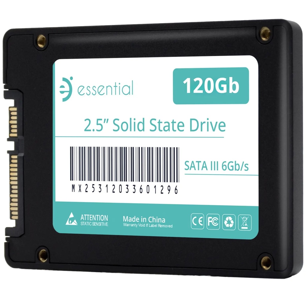 Disco Duro Estado Sólido SSD 120GB Essential 2.5 Genérico 