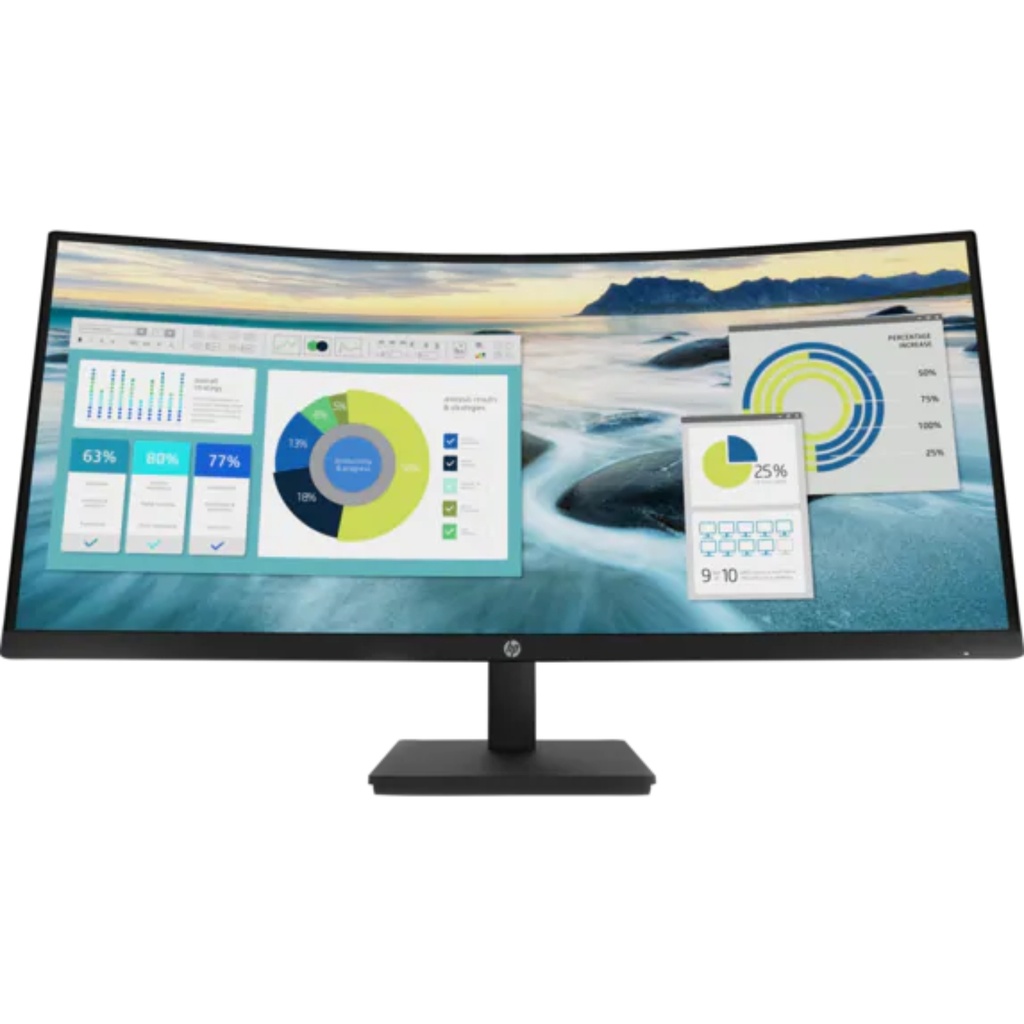 Monitor HP Curvo P34hc G4 WQHD 34" Pantalla Ajustable Negro