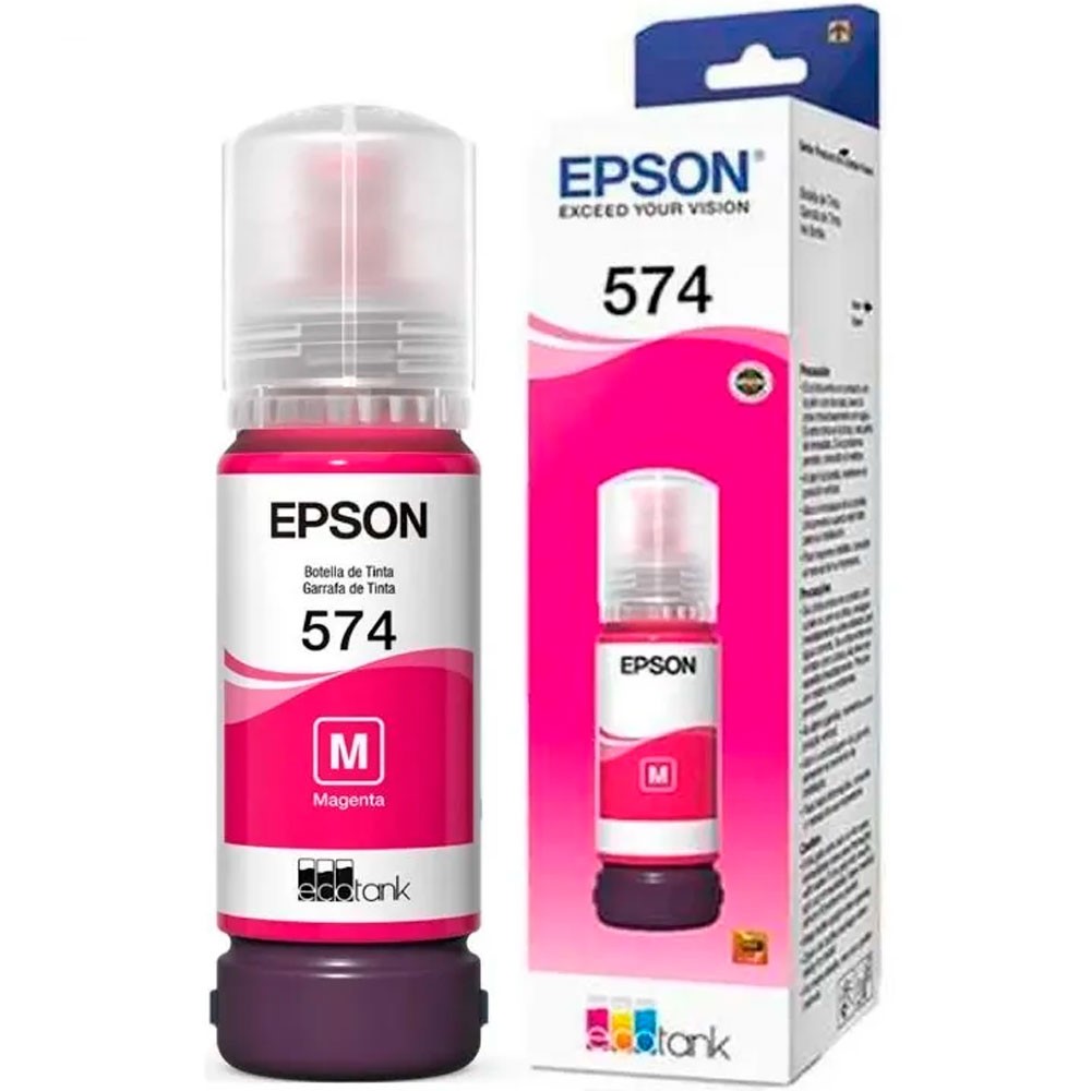 Botella de Tinta Epson 574 Magenta Original C13T09A32A 70ml