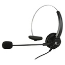 Diadema STAR TEC USB Monoaural Con Micrófono Negro