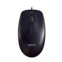 Mouse Alámbrico Logitech M90 USB Compatible Win Y Mac - Negro