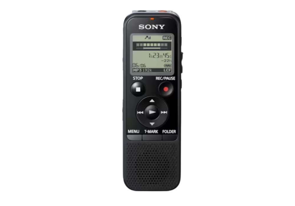 Grabador de Voz Digital Sony con USB, 4GB de Memoria y 2 Pilas AAA