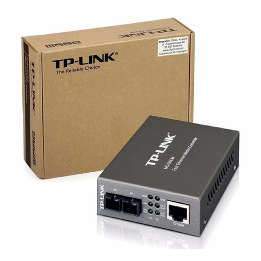 [MC100CM] Router Convertidor Medios Tp-link Mc100cm Fibra Sc Multimodo