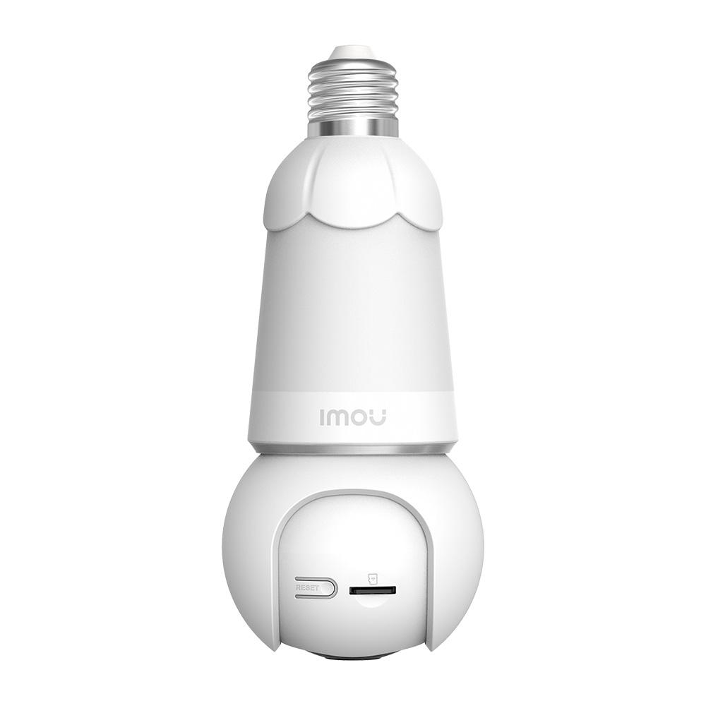 Additional Image for  Bulb Cam IMOU Full Color 3MP DOMO WIFI 2K IR 25M Wi-Fi Lente 2.8mm 98° (H), 54° (V), 0~340° Pan, 90°Tilt, Smart IR: 25m DWDR, Compresion: H.265/H.264, Slot MicroSD hasta 256GB, Sirena de Alerta, AI (Deteccion de humano / Vehiculo), Audio 2 vias