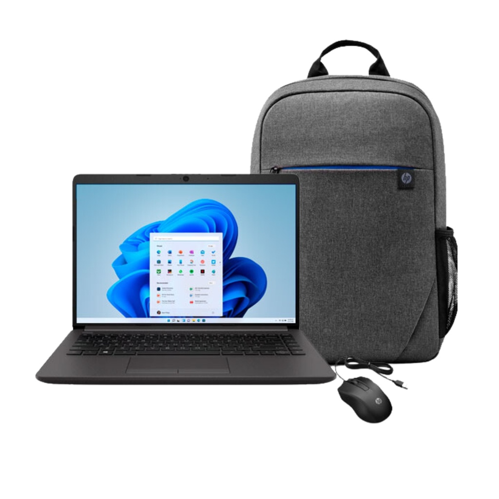 Portátil HP 240 G9 Intel Core i5-1235U  RAM 8GB SSD 512GB W11 Pro Plateado + Antivirus