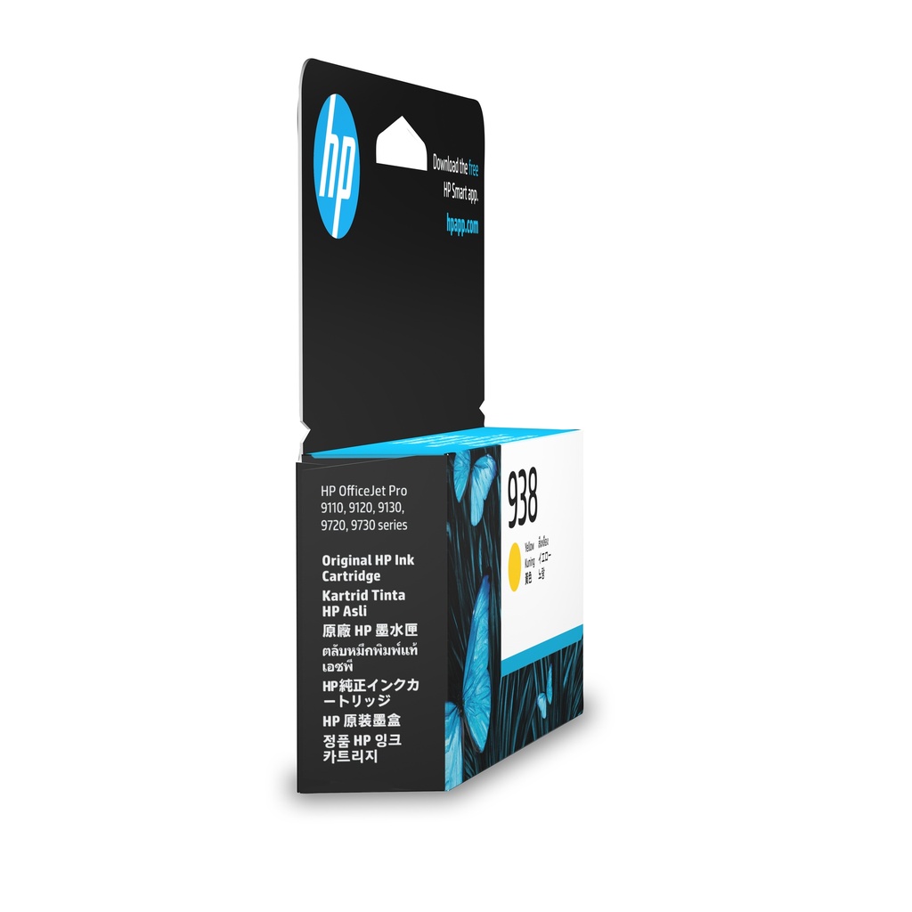 Cartucho Original De Tinta HP 938 Amarilla, 800 Páginas, 10 ml