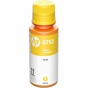 Botella Original De Tinta Hp Gt52 Amarilla, 4.000 Páginas, 70 ml