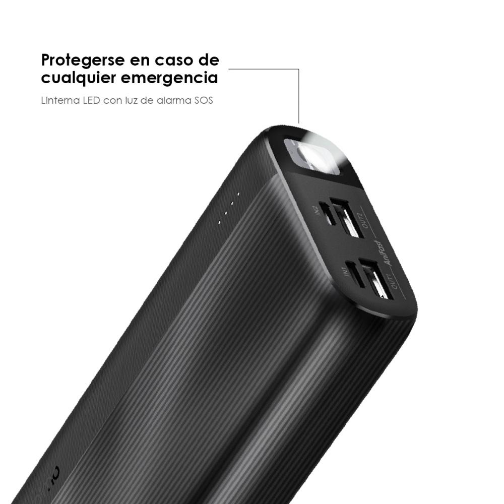 Additional Image for Power Bank Oraimo Cargador Pórtatil Batería 20000mah Traveler 4 Negro