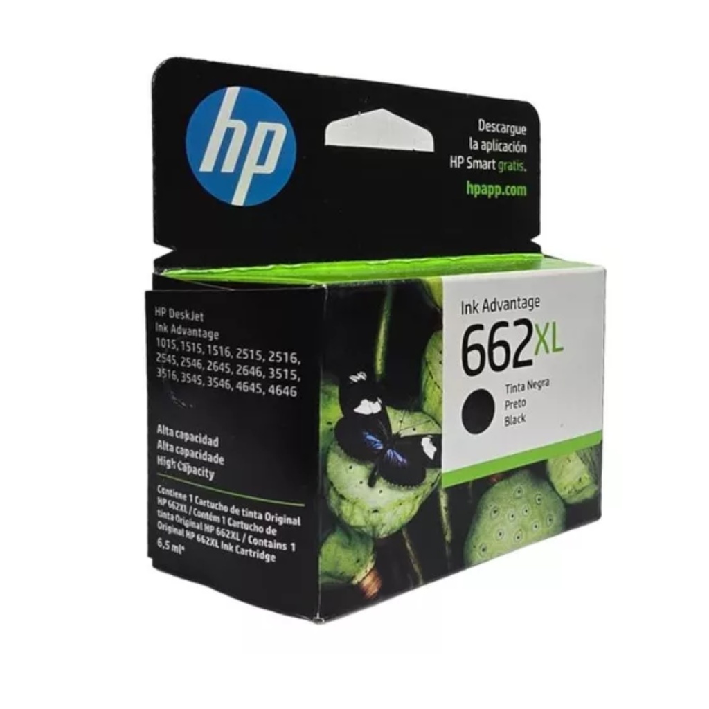 Kit De 2 Cartuchos De Tinta Hp un 662XL Negro y un 662 Tricolor  