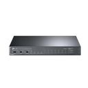 Switch TPLINK de escritorio Gigabit de 8 puertos a 10 / 100Mbps + 3 puertos con PoE + de 8 puertos COLOR Negro