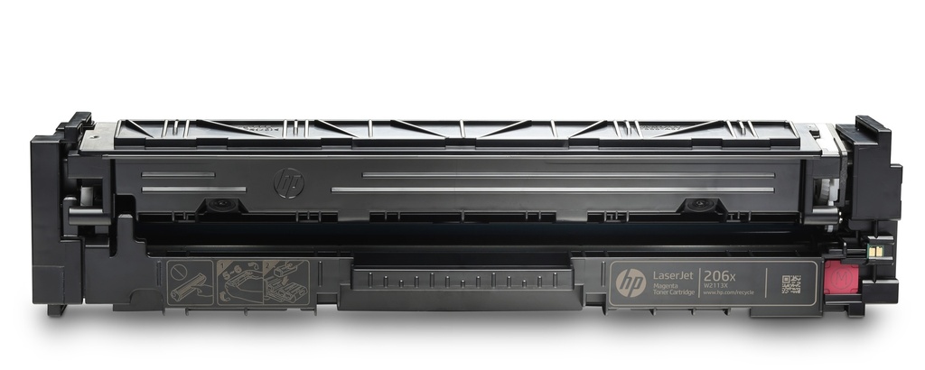 Cartucho Original de Tóner Hp 206X Alto Rendimiento Magenta, 2.450 Páginas