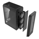 XPG VALOR AIR PLUS, Negro, ATX Torre Media, 3.5incx2, I/O: USBx2, HD Audiox1, Resetx1, Powerx1, Ventilador ARGB: (Frontalx3, Traserox1), 2 Años Garantía