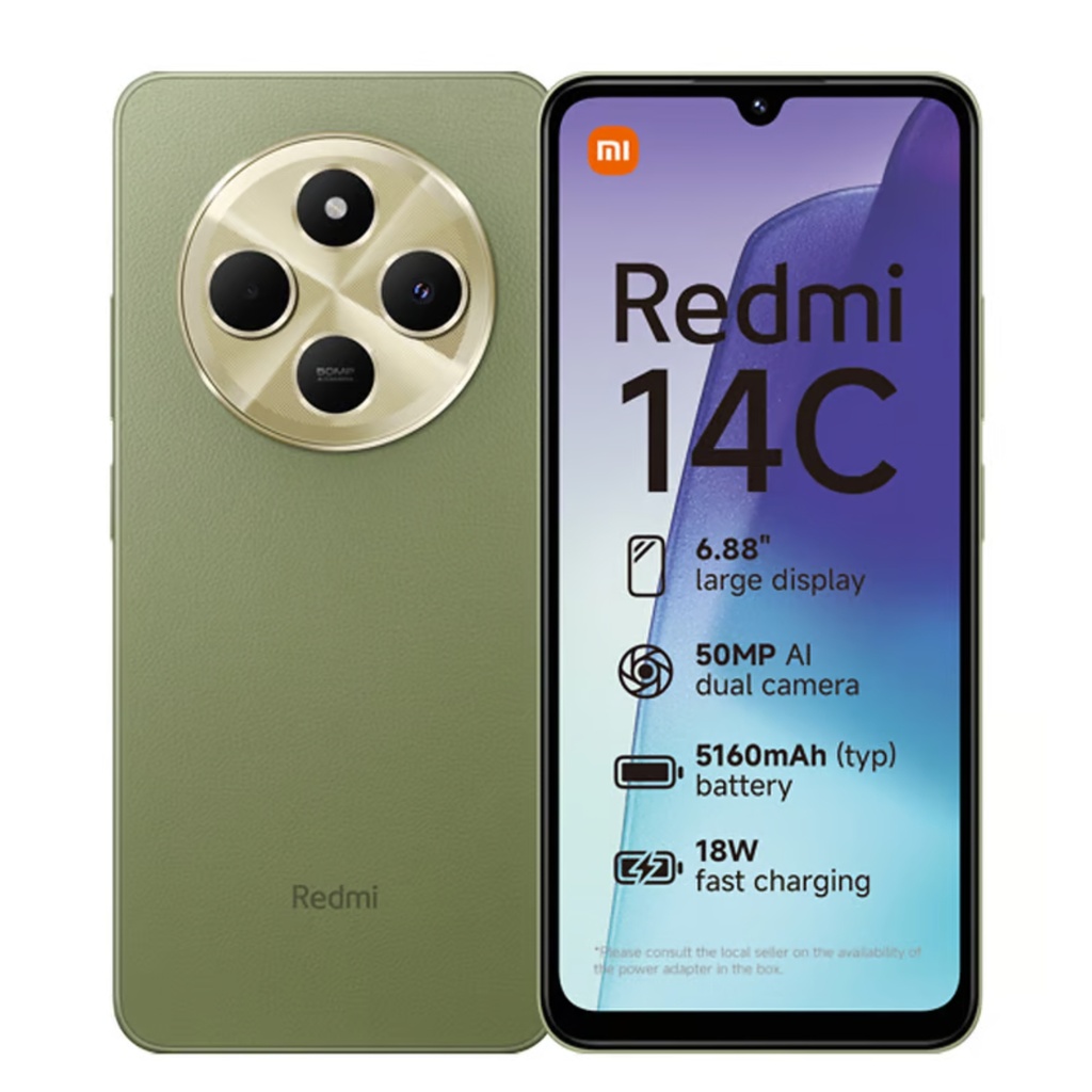 Celular Xiaomi Redmi 14C Sage Green 8GB RAM 256GB  (Colombia)