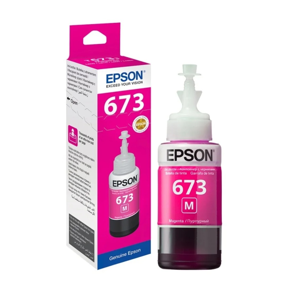 Botella de Tinta EPSON T673320 AL L800/805 COLOR Magenta