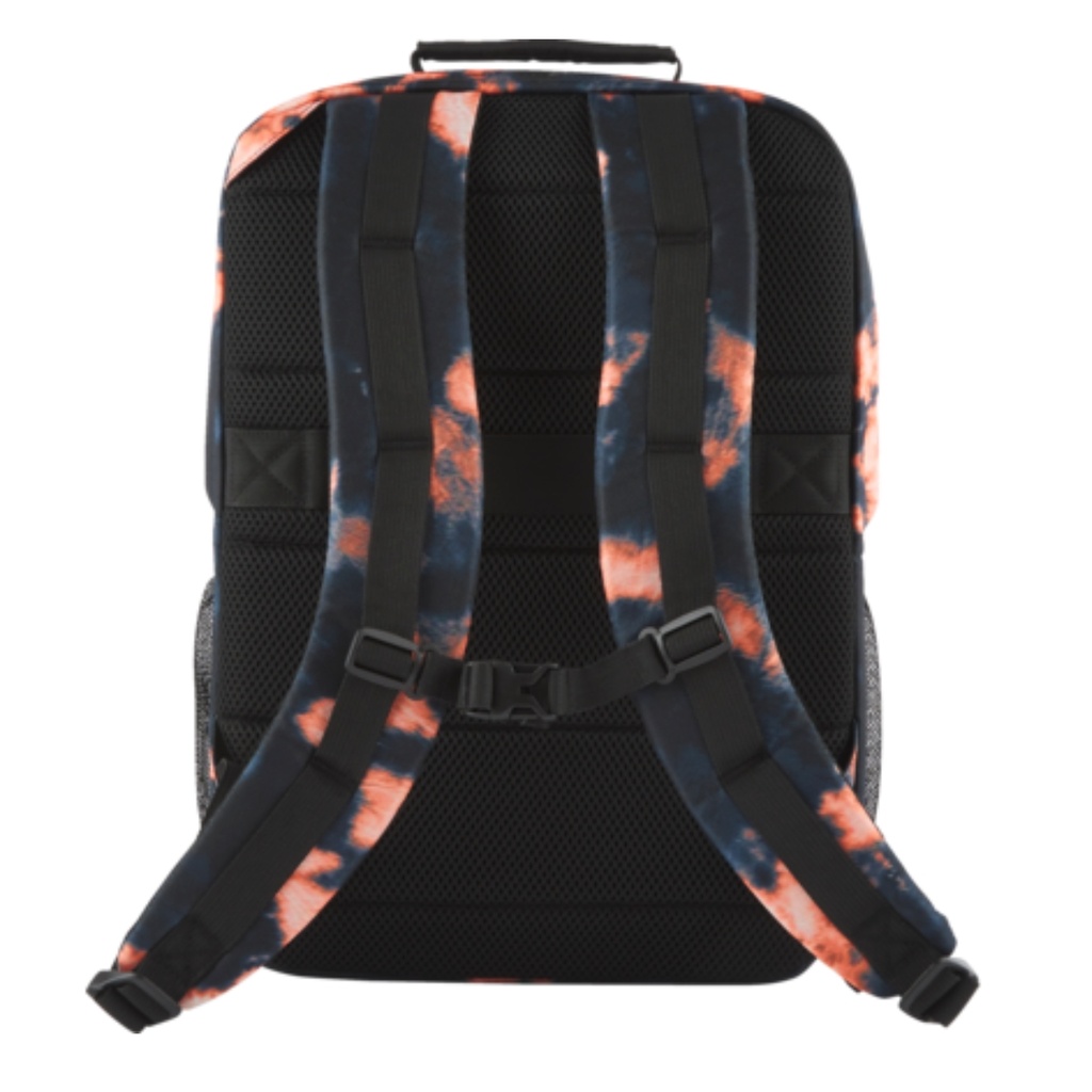 Mochila HP Campus XL con teñido anudado Negro; Naranja