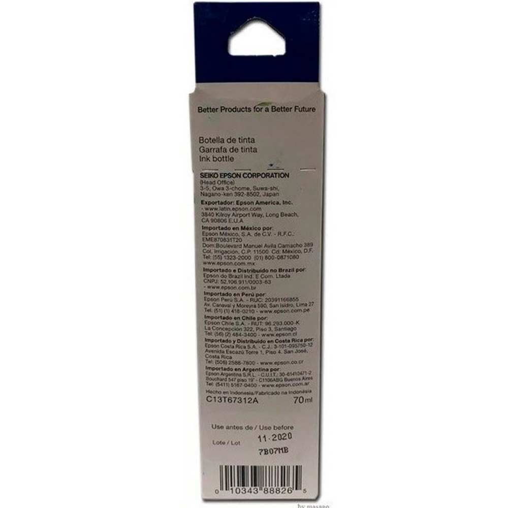 Additional Image for Botella de Tinta EPSON T673120 AL L800/805 COLOR Negro