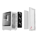 XPG VALOR MESH Black ATX Mid Tower, 3.5incx2, I/O: USBx2, HD Audiox1, Resetx1, Powerx1, Fan: Frontx3, Rearx1
