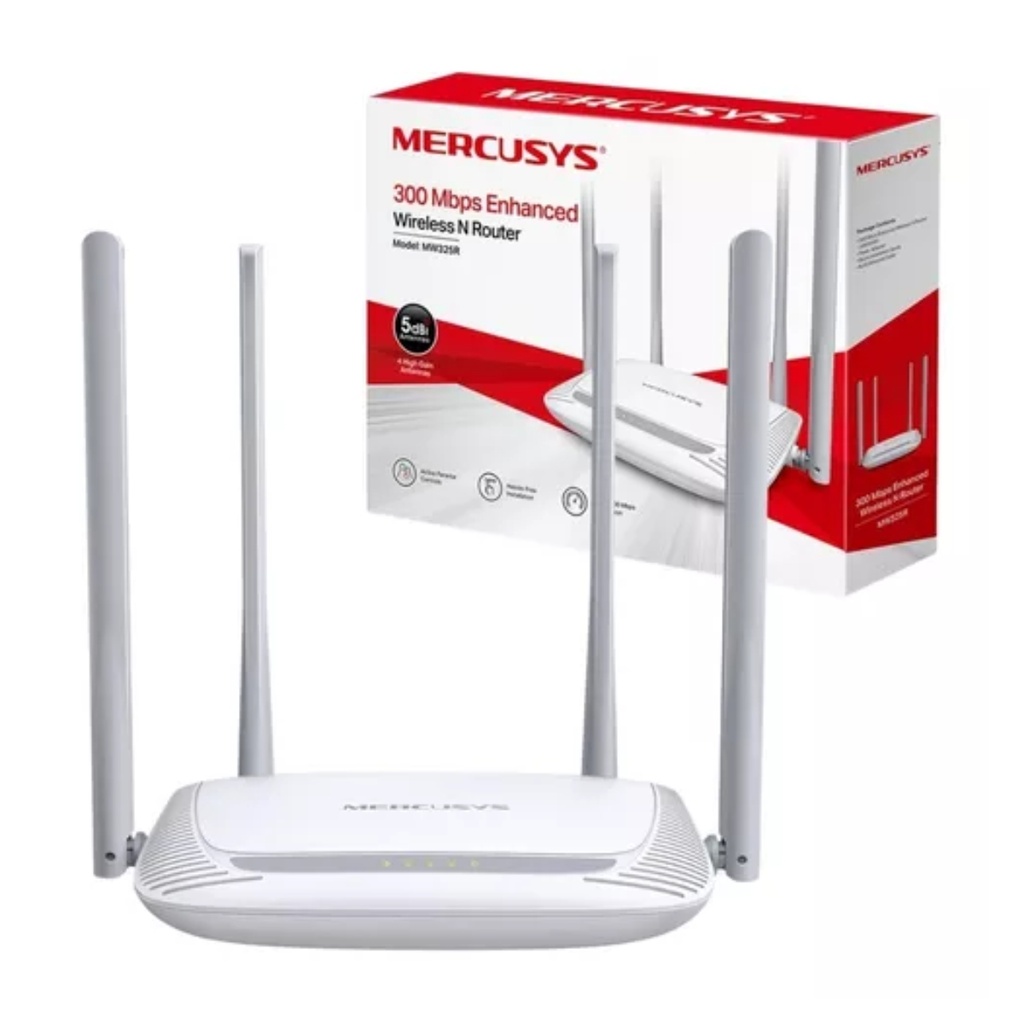 Router  MERCUSYS Inalambrico 300mbps COLOR Blanco