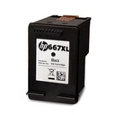 Cartucho Original de Tinta Hp 667xl Alto Rendimiento Negro, 480 Páginas, 8.5 ml
