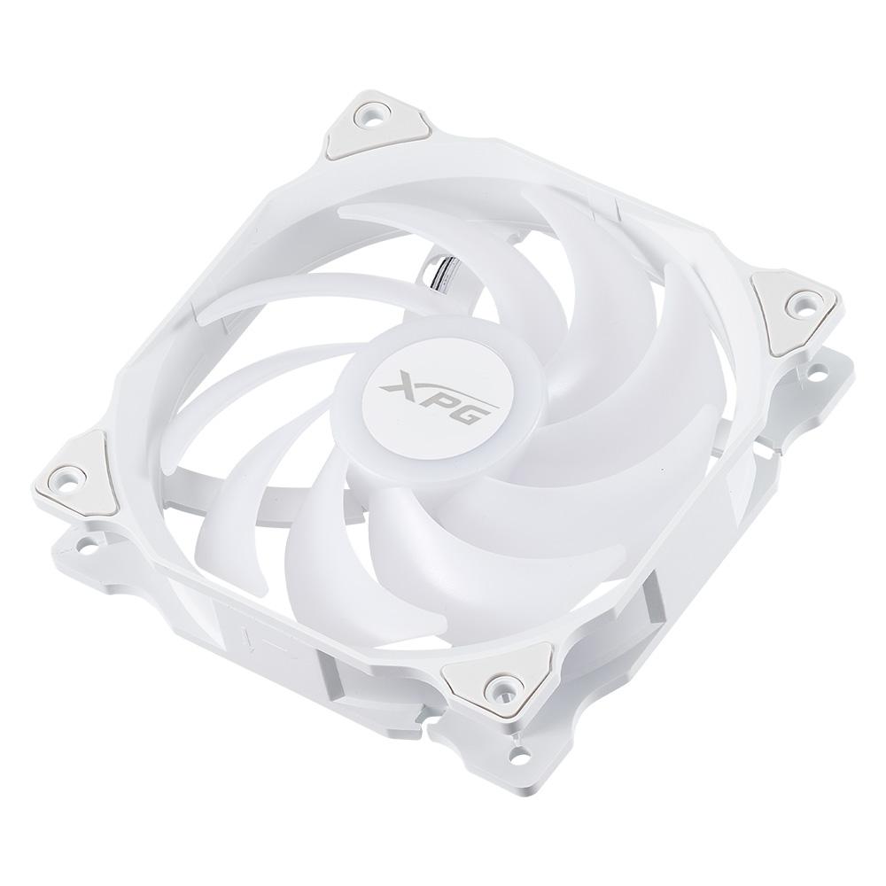 Additional Image for XPG VENTO Reverse 120 ARGB PWM 3 Pack, White, Rifle Bearing, 120mm Fan, 4-Pin PWM, Speed: 300-1600 RPM, Max Air Flow: 65.33 CFM, Fan Noise: 24 dBA, 2 Years Warranty