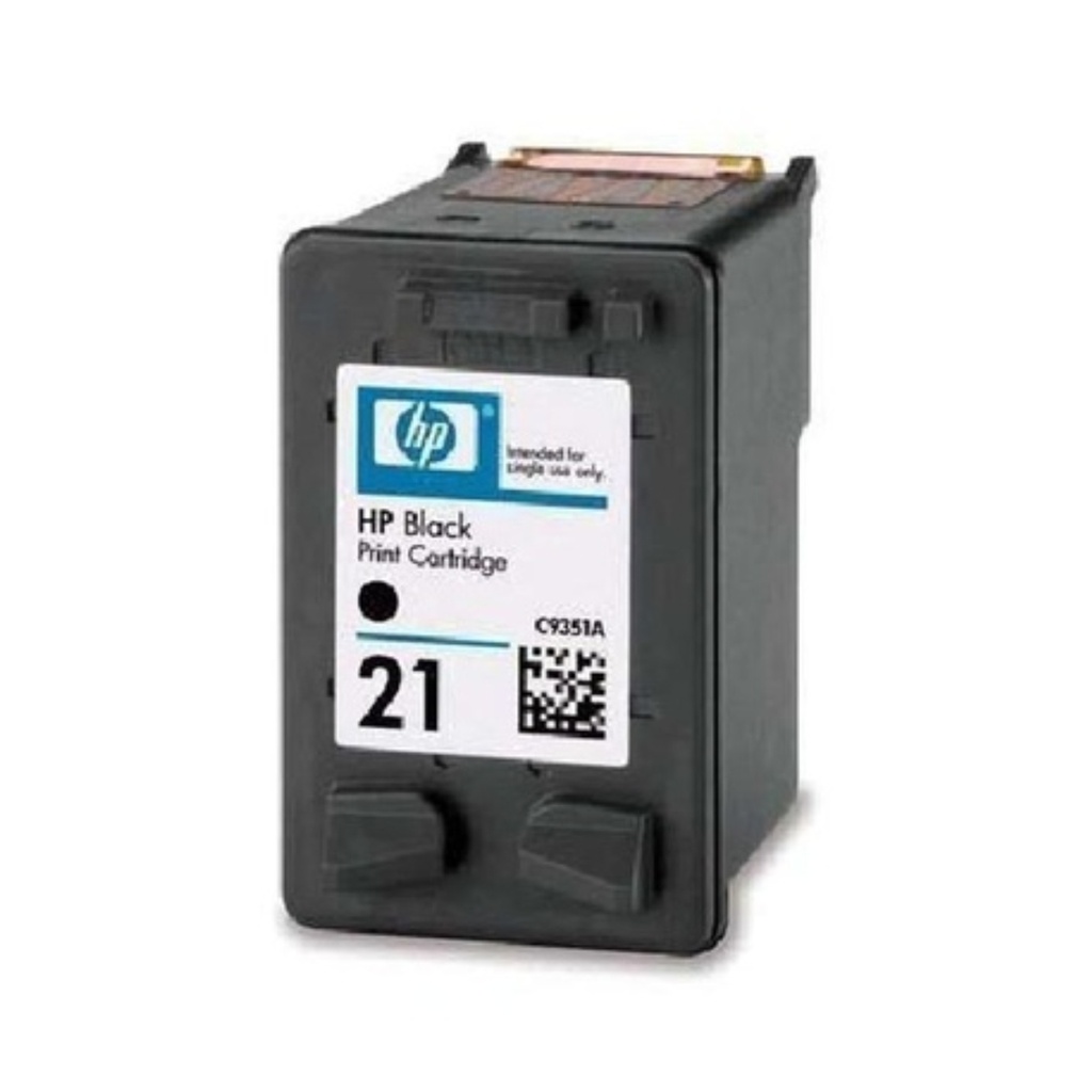 Cartucho Original de tinta HP 21 Negro, 190 Páginas, 5 ml