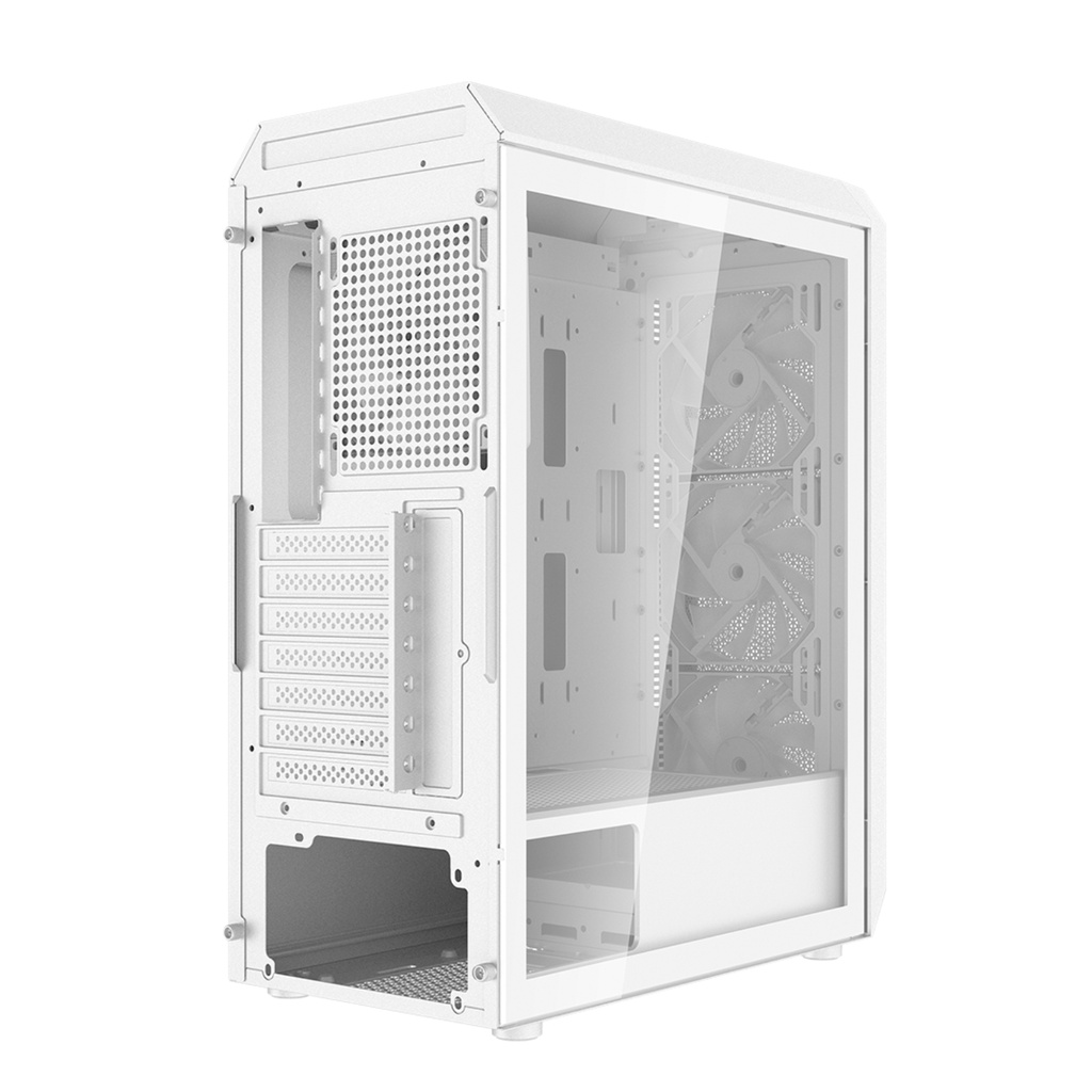 XPG VALOR AIR PLUS, Blanco, ATX Torre Media, 3.5incx2 USBx2, HD Audiox1, Resetx1, Powerx1, Ventilador ARGB