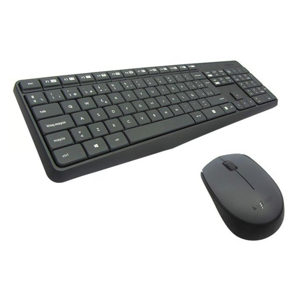 Kit Teclado Y Mouse LOGITECH Silencioso  MK295 COLOR Negro