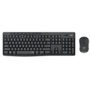 Kit Teclado Y Mouse LOGITECH Silencioso  MK295 COLOR Negro