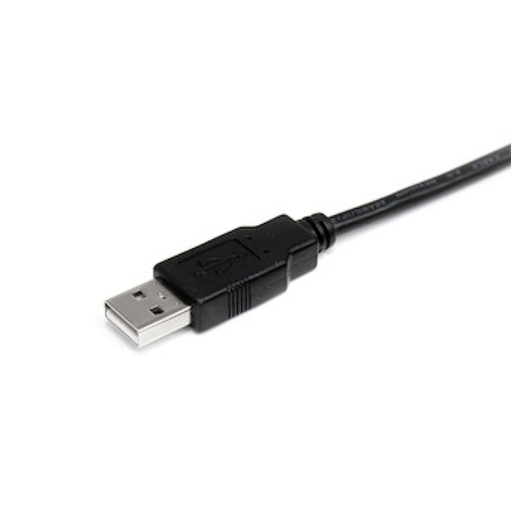 Cable StarTec de 1m USB 2.0 Alta Velocidad Macho a Macho USB A - Negro 