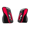 Parlante GENIUS SP-Q180 USB COLOR Rojo