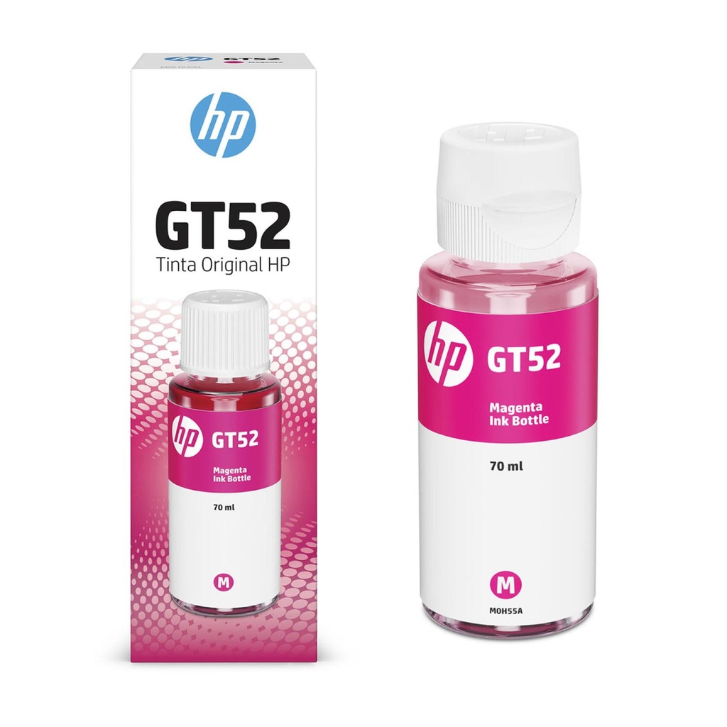Kit Botellas De Tinta Hp Original Gt53 Negro + Gt52 Magenta 