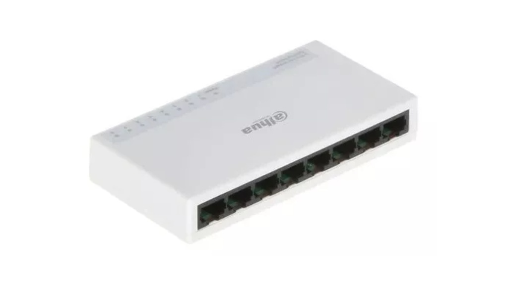 Switch Dahua Giga No Administrable 5 puertos 10/100/1000 (Plástico)