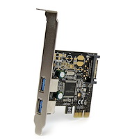 2 Port PCIe USB 3.0 Card w/ SATA Power