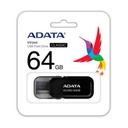 Memoria ADATA  USB 2.0 UV240 64GB COLOR Negra