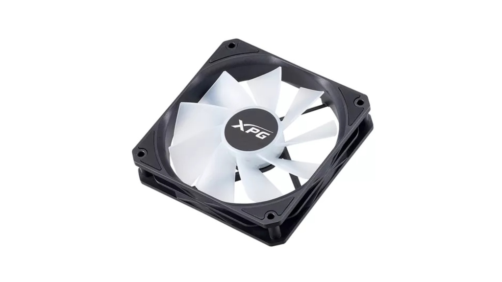 XPG VENTO Reverse 120 ARGB PWM 3 Pack, Black, Rifle Bearing, 120mm Fan, 4-Pin PWM, Speed: 300-1600 RPM, Max Air Flow: 65.33 CFM, Fan Noise: 24 dBA, 2 Years Warranty
