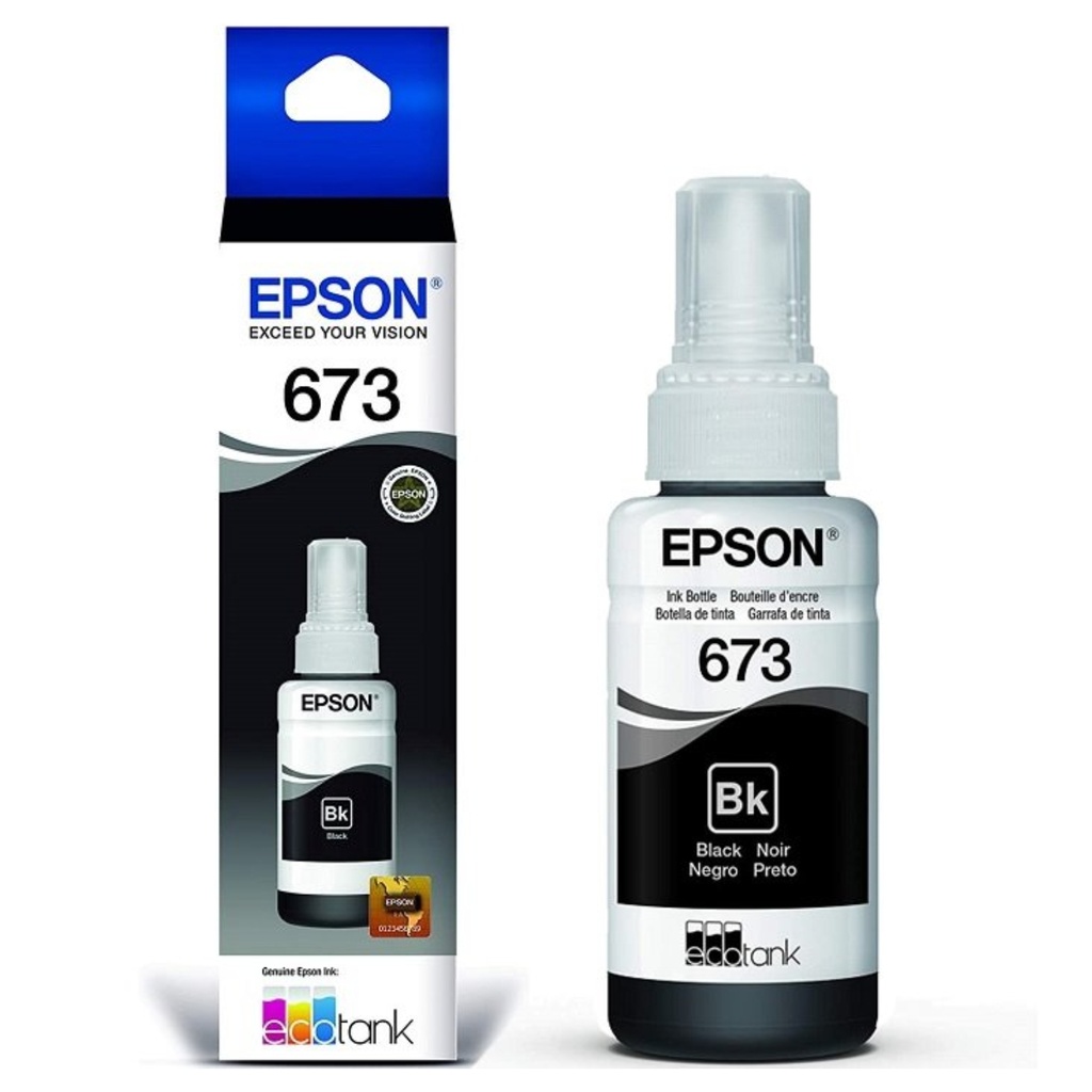 Botella de Tinta EPSON T673120 AL L800/805 COLOR Negro
