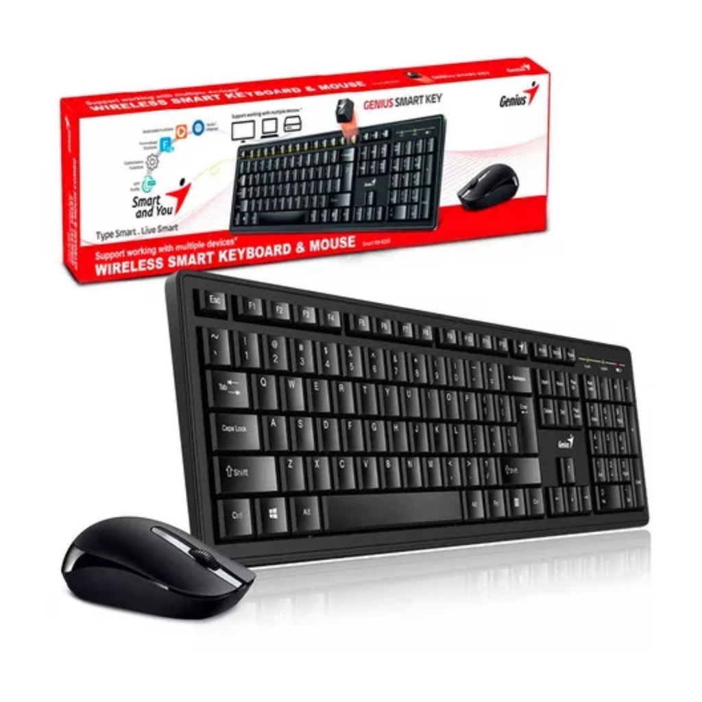  Combo Inalámbrico KM-8200 – Teclado y Mouse de Alto Rendimiento