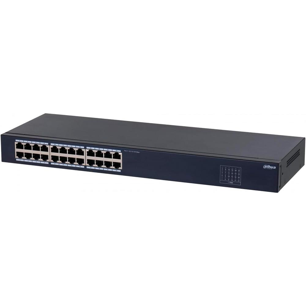 Additional Image for Switch Dahua No Administrable 24 puertos 10/100 (Metálico)